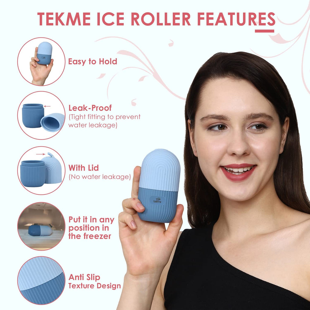 Silicone Face Ice Roller Massager