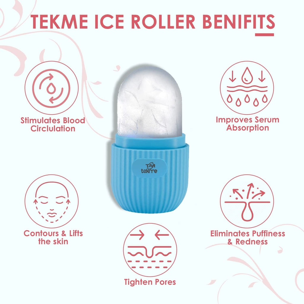 Silicone Face Ice Roller Massager